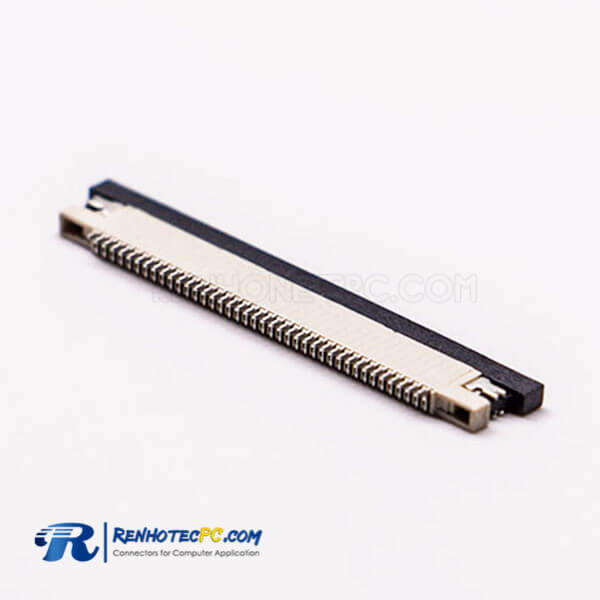 Top Connector FPC 0.5PH Bottom Contact Style Back Flip H1.2 40 PIN