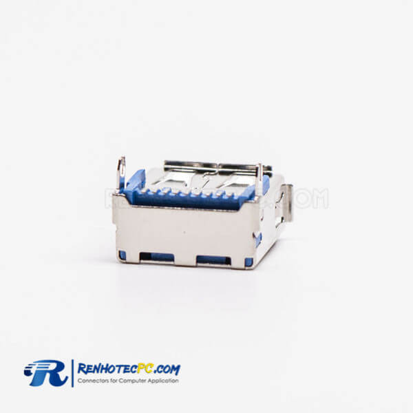 USB 3.0 Female 90° Type A SMT for PCB Mount