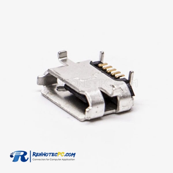 Female Micro USB B Pinout Connector SMT Type for PCB