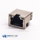 RJ45 Jack Ethernet Connector With LED Shoelded SMT PCB Mount Offset Type