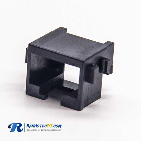RJ45 8p8c Jack Black Plastic Right Angle SMT Type Unshielded without LED RJ45 8p8c Jack Black Plastic Right Angle SMT Type Unshielded without LED