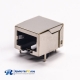 Cat6 8p8c Modular Connectors Network Connector Through Hole Single Port with EMI