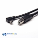 USB to Mini USB Charging Cable Mini USB Left Angle Male Long to USB Type B Straight Male 1M Extension Cable
