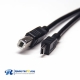 USB B Male 180 Degree to Mini USB Straight USB 2.0 Cable