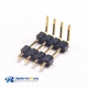10pcs Double Plastic Pin Header 2.54mm Row Right Angled Center Spacing Dual