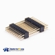 2pcs Double Row Header Connector Straight1.27mm Picth Dip Dual Plastic 20 Way
