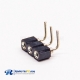 Female Header Right Angled Circular Holes Pitch DIP 3 Way 2.54mm