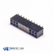 Female Header SMT Type 2.54mm 180 Degree U Type Dual Row 7.1mm palstic Height