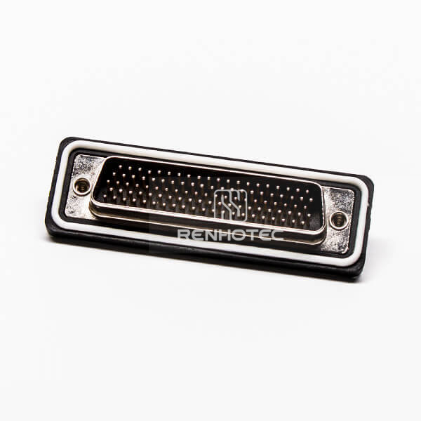 D-sub 104 Pin Male Straight Waterproof for Cable Solder Type Connector