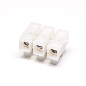Terminal Connector Strips White 8.00mm Picth Soder Type Cable Connecor