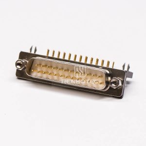 RHT-681-1166 — 25 Pin Male Right Angle D-SUB Through Hole Connector