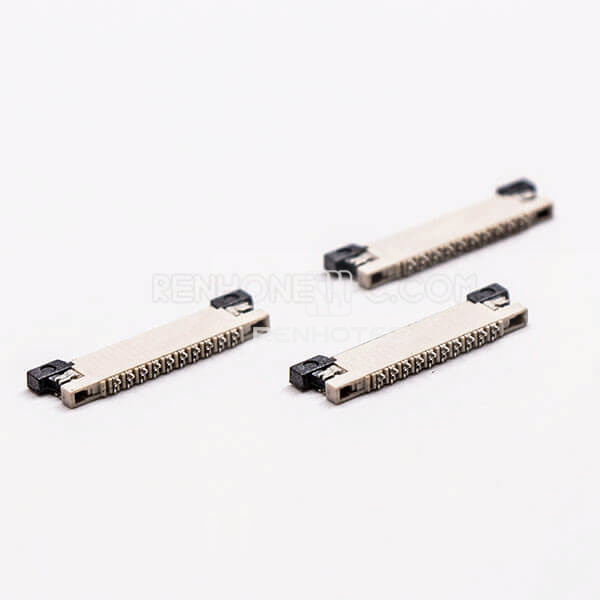 FPC Connector 0.5MM Pitch 10 Pin Bottom Contact Style Slider Socket 1.8H