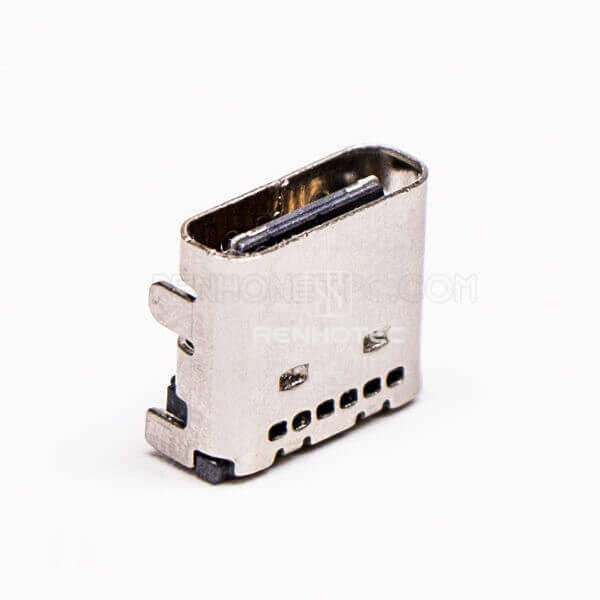 USB Type C Female Connector Right Angle SMT for PCB Mount