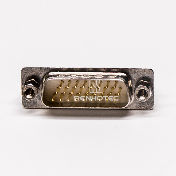 D-SUB 26 Pin Male Straight Staking type Through Hole for PCB Mount Connector