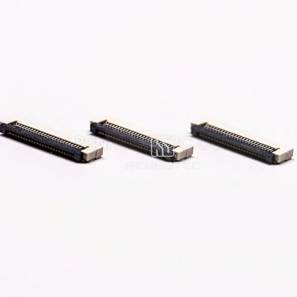 FPC FFC Socket 0.5mm Horizontal Type and Dual Contact Style without Lock