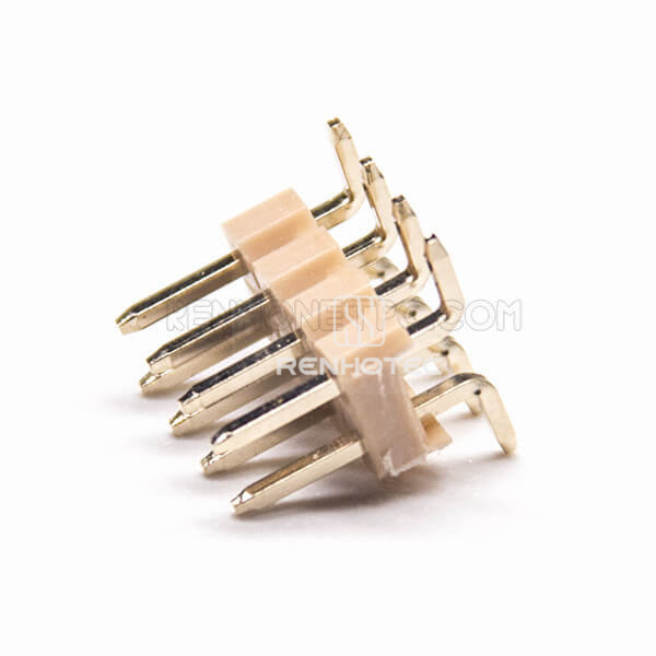 SMT PCB Header Dual Row 8 Way White Plastic 2.54mm Pitch