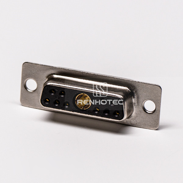 D-SUB Connector 11W1 Cable Mount Female Straight Solder Type for Cable with Staking