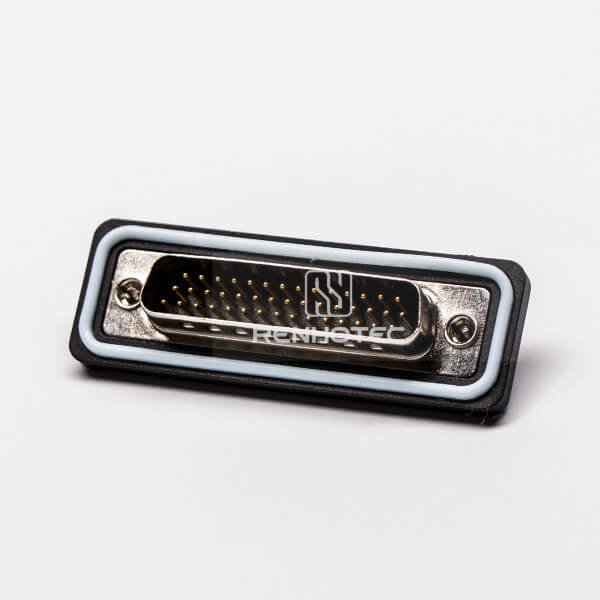 D-SUB 44 Pin Waterproof Straight Male Machined Solder Type Connector