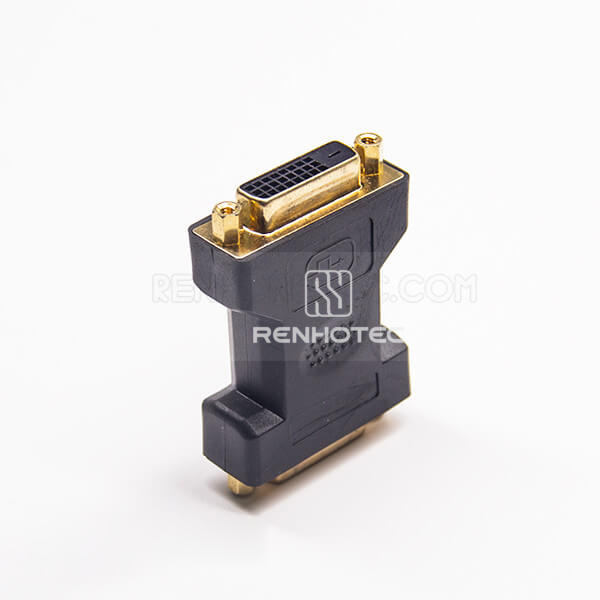 DVI 24+1-Pin Female-to-Female Straight Adapter
