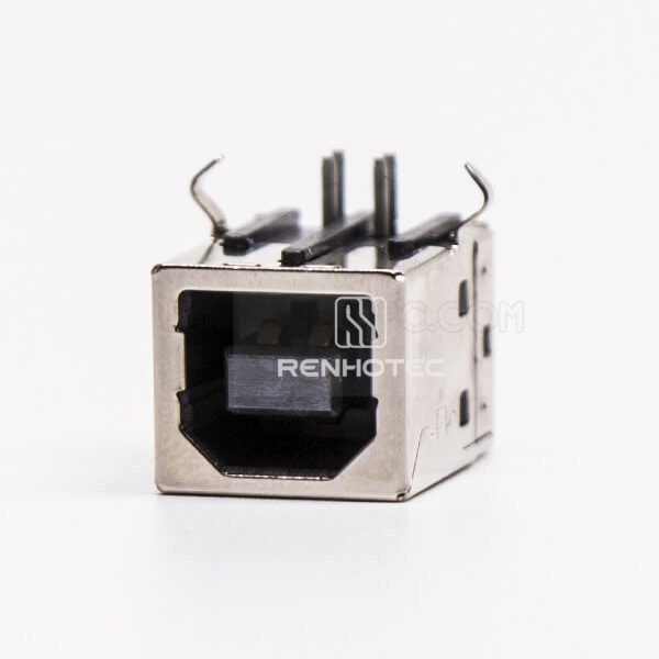 USB 2.0 Female Type B Right Angle Through Hole