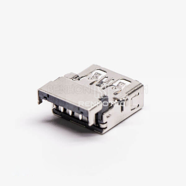 USB 3.0 Female 90 Degree Type A SMT Offset Type