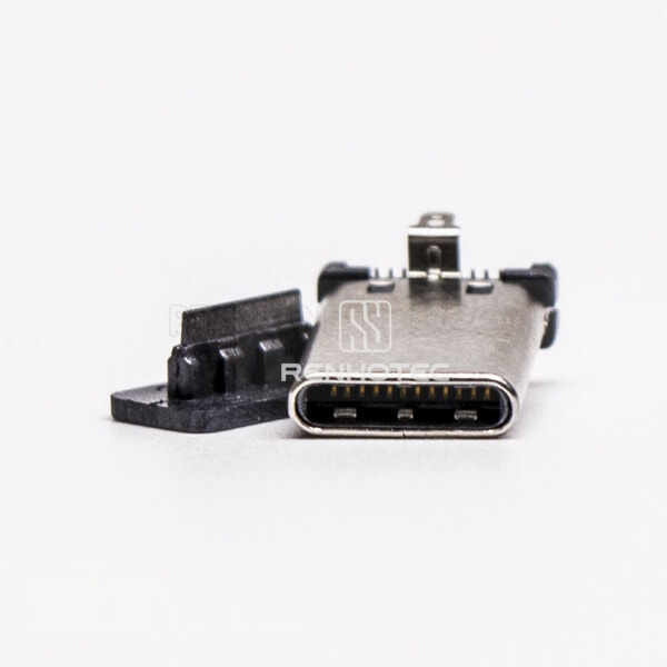 Vertical USB Type C Male SMT for PCB Mount