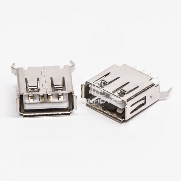 Type A USB PCB Mount Connector Straight Female DIP