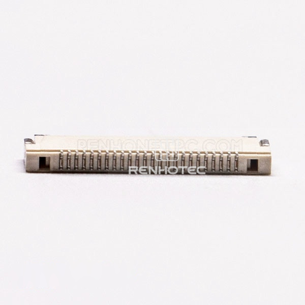 FPC FFC Socket 0.5mm Horizontal Type and Dual Contact Style without Lock