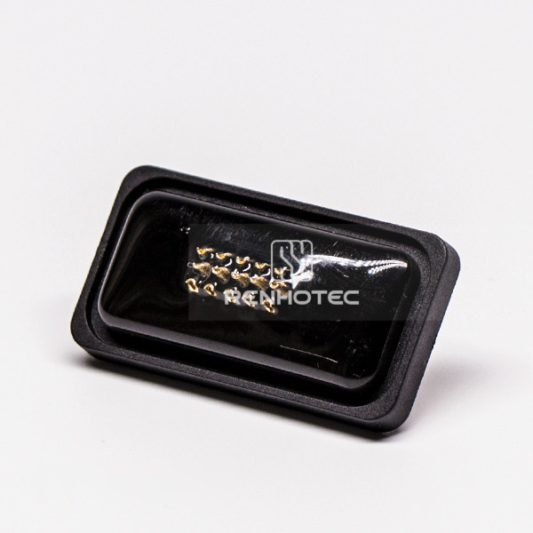 Waterproof DB 15 Male 180° Cable Connector Solder Type