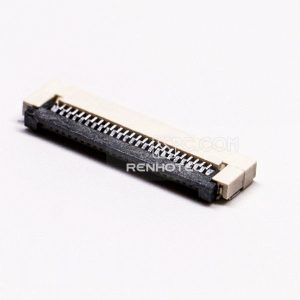 Flat cable connector