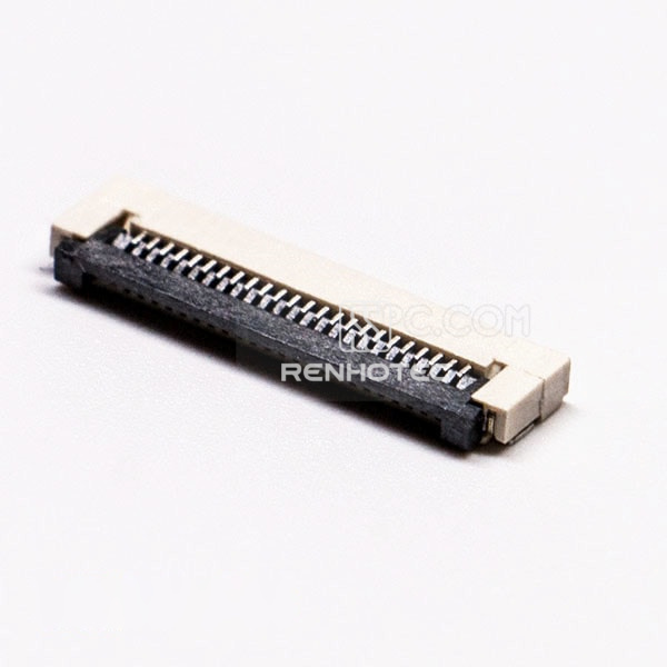 FPC FFC Socket 0.5mm Horizontal Type and Dual Contact Style without Lock