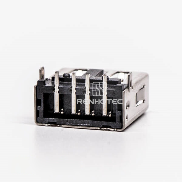 DIP USB A Right Angle Female for PCB Mount