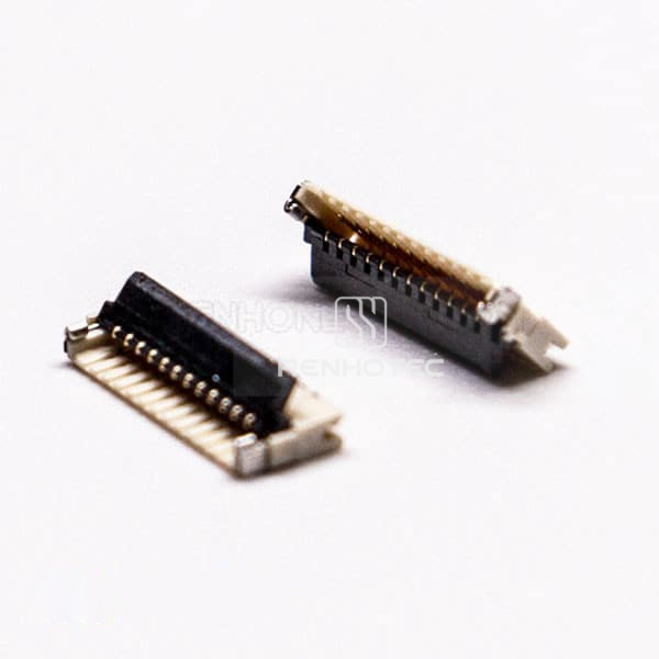 1.0H FFC FPC Connector 0.5 MM Front Flip and Bottom Contact Style FOR PCB