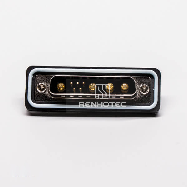 D-SUB IP67 Rating 9w4 Male Straight Cable Solder Type Connector