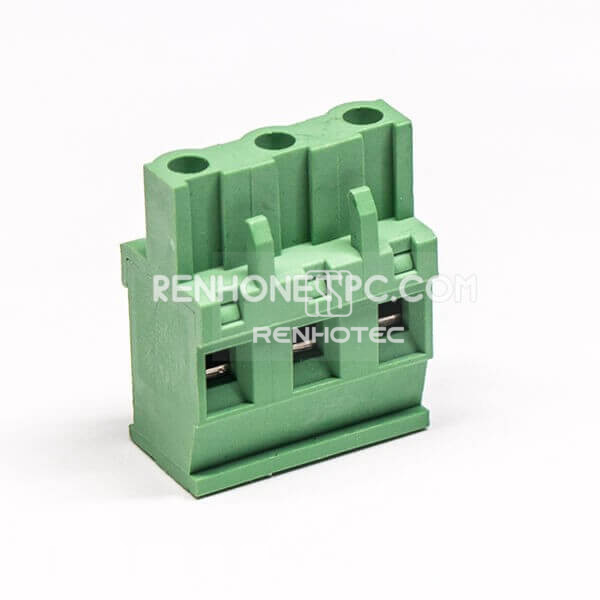 Terminal Block Plug Socket 3 Screw Straight Type