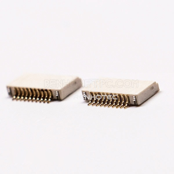 0.5PH 10 Pin FPC Front Flip and Bottom Contact Style for PCB 1.5H