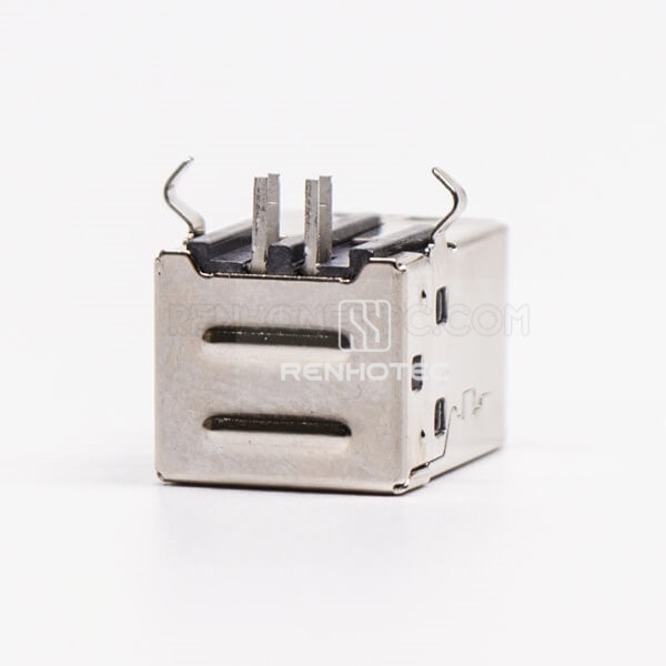 USB 2.0 Female Type B Right Angle Through Hole