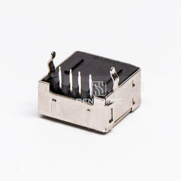 USB 2.0 Type A Female Connector Right Angle DIP for PCB Mount