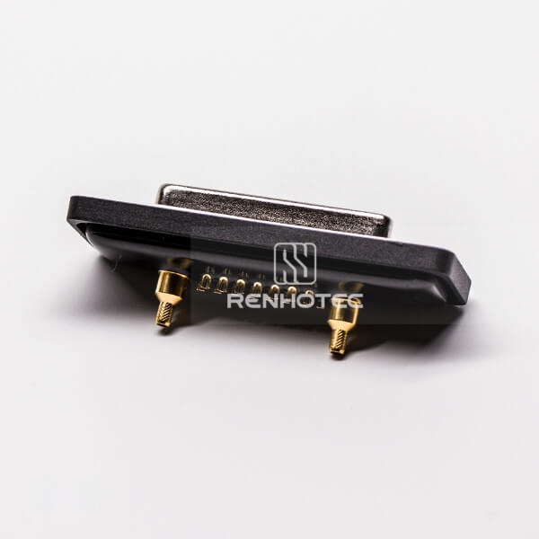 D-SUB IP67 Coaxial Female Straight 17w2 Solder Type Connector