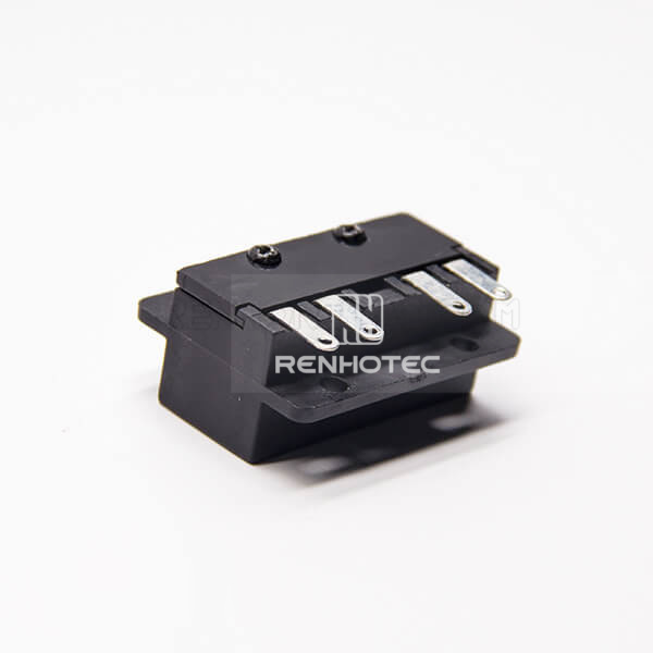 Battery Connectors 4 Pin PH5.0 Heavy Current Female Right Angle for Panel Mount Special Use for Electric Energy