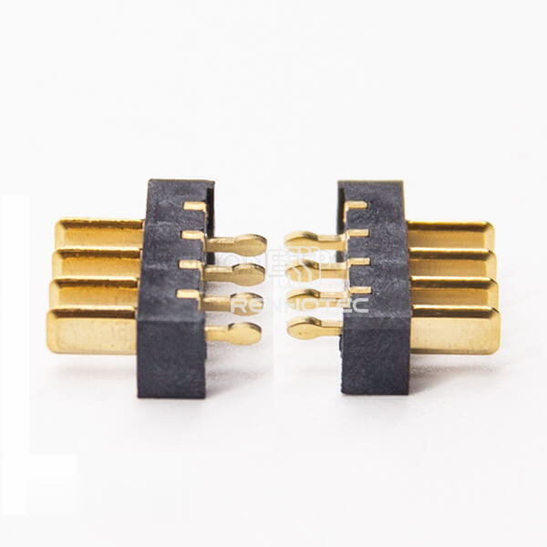 Laptop Battery Connections 4.0MM 4 Pin PH2.5 Male Straight Panel Mount