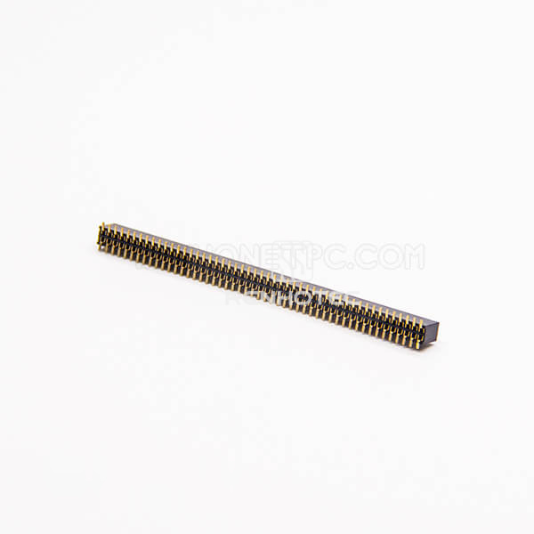 100 way Female Header 1.27mm Pitch Dual Row SMT Type Straight