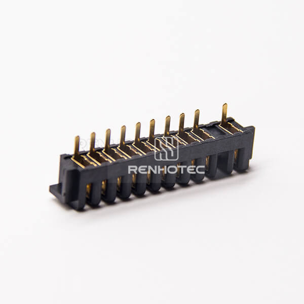10 Pin Female Connector PH2.5 10 Pin Right Angle Fool-Proof Notebook Battery Connector