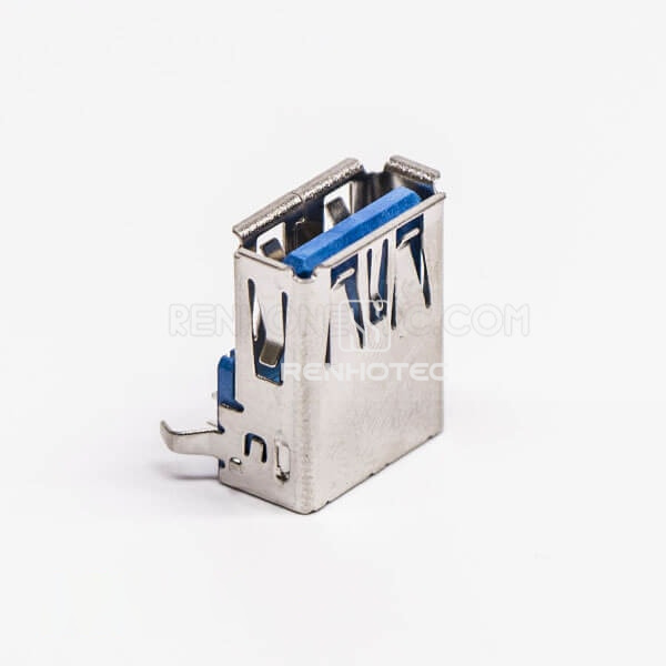 Type A USB 3.0 DIP Female Right Angle for PCB Mount
