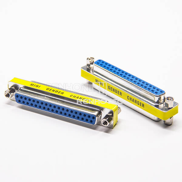 37 Pin D-SUB Gender Changer To Male Straight Standard D-SUB Metal