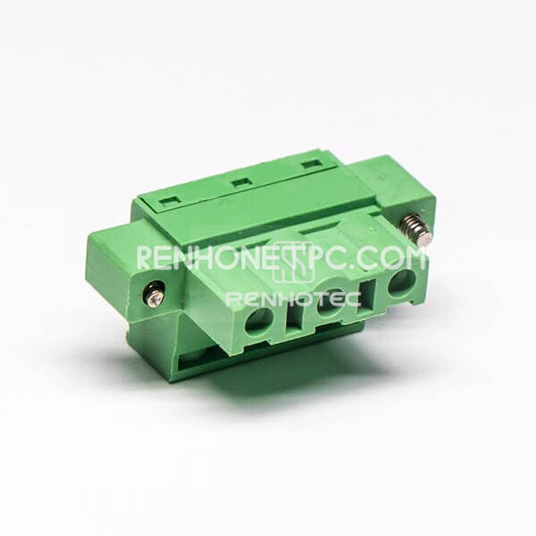 Terminal Block Automotive Right Angle Cable Connector with Clamp Type