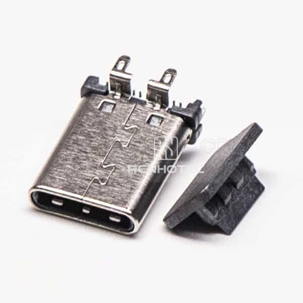 USB Type C Connector Vertical Type Male 180 Degree SMT for PCB Mount
