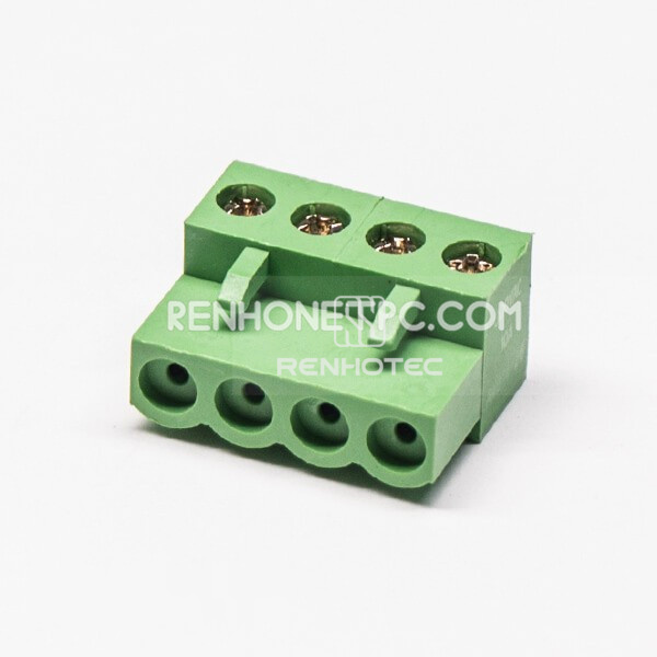 4-Pin Screw Terminal Plug, 5 mm Pitch