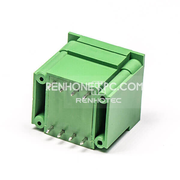 Terminal Blocks 8pin Green Plug with 4 Screw Holes Connector