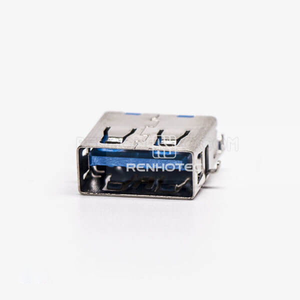 USB 3.0 Speed Type A Connector Female 90 Degree SMT Offset Type